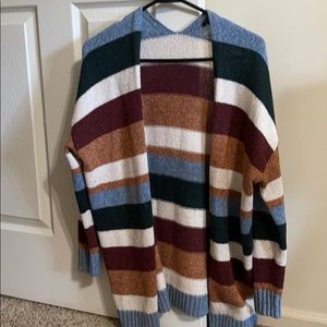 American eagle striped cardigan